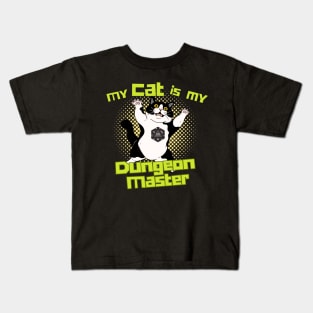 My cat is my dungeon master Kids T-Shirt